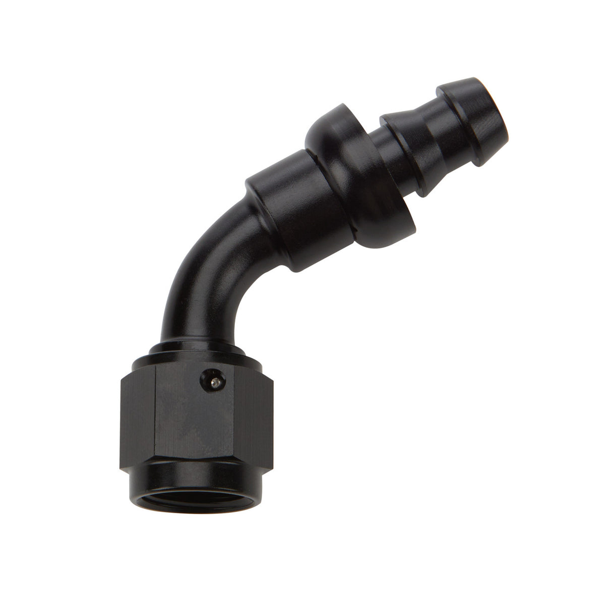 Allstar Performance Pushlock Hose End Black 60 Deg Elbow -16 ALL49446