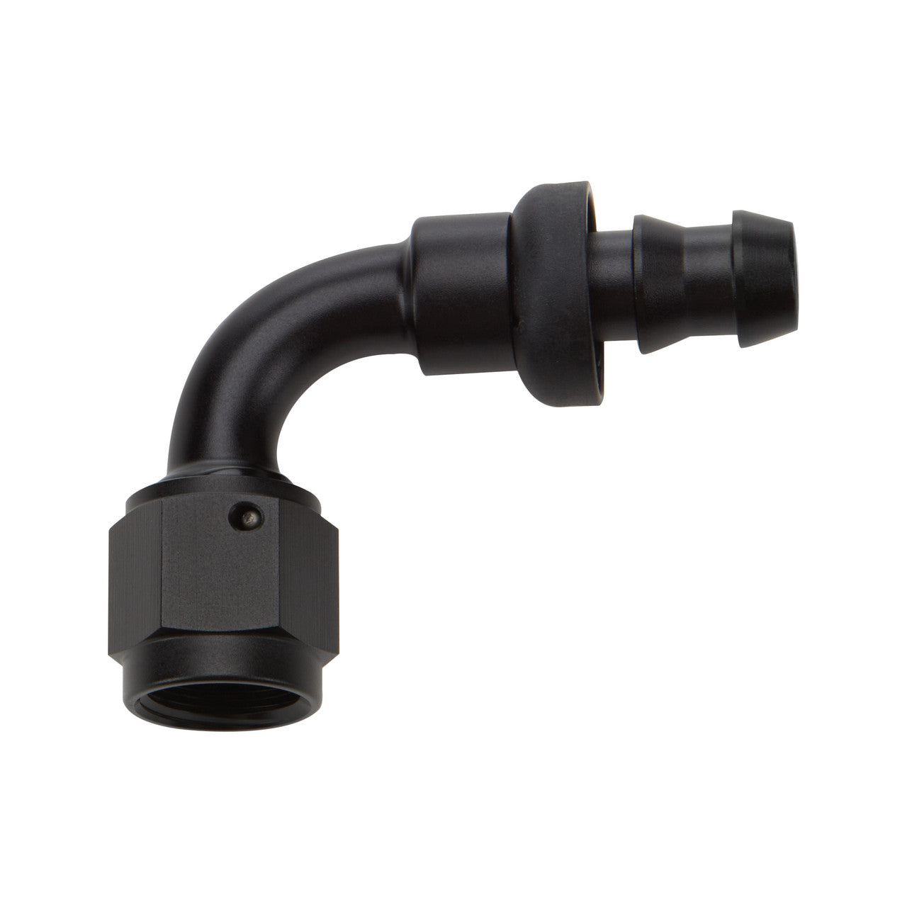 Allstar Performance Pushlock Hose End Black 90 Deg Elbow -12 ALL49455