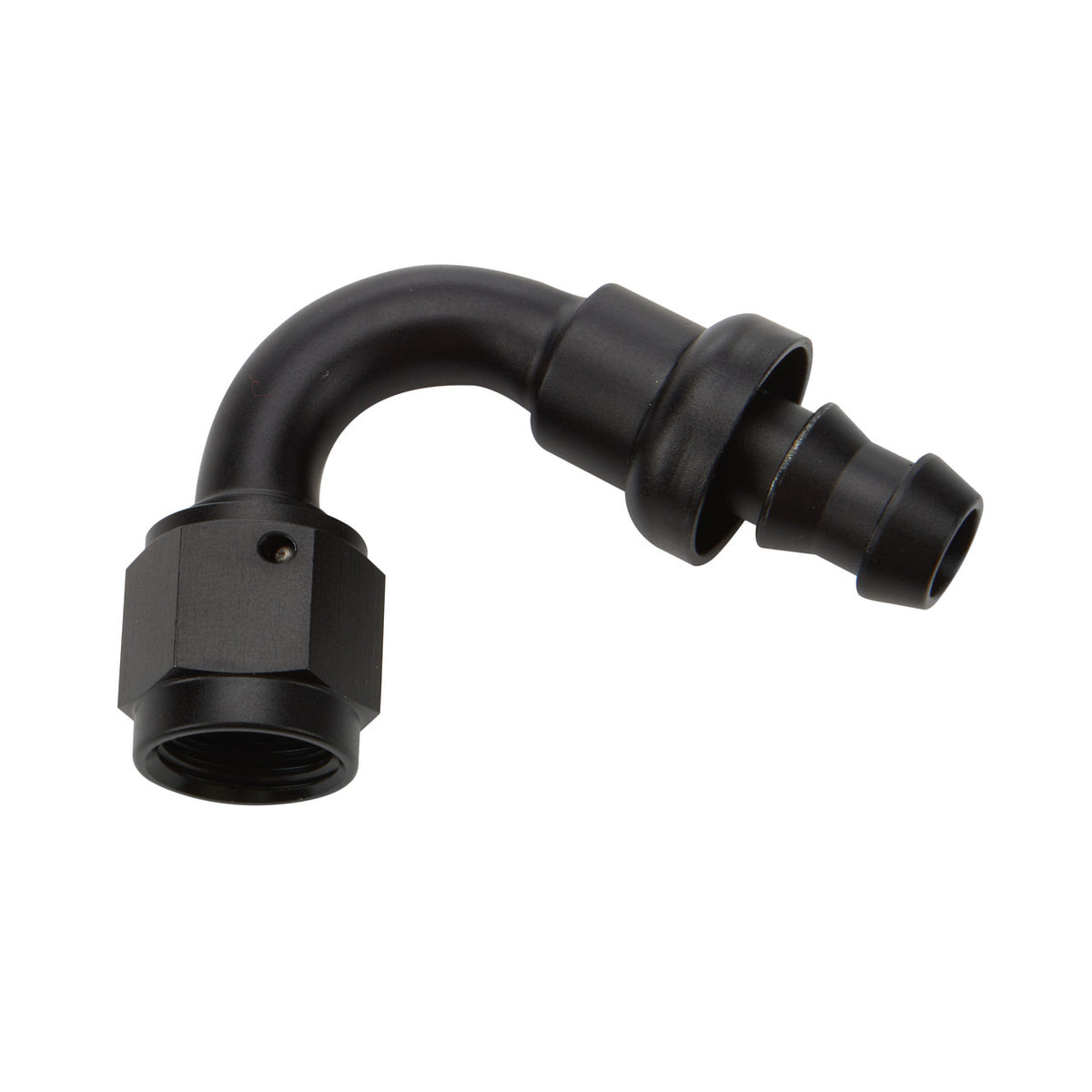 Allstar Performance Pushlock Hose End Black 120 Deg Elbow -8 ALL49463