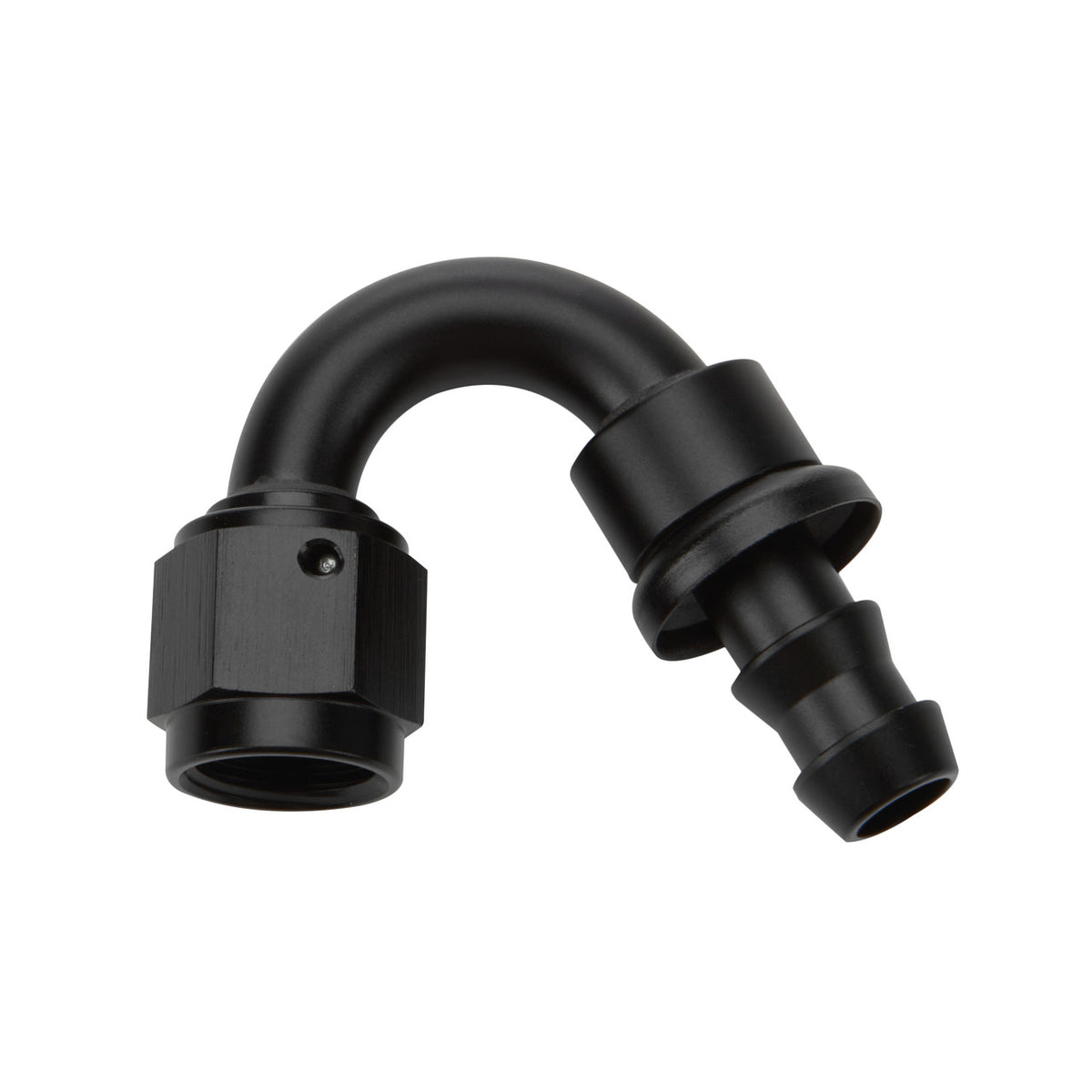 Allstar Performance Pushlock Hose End Black 150 Deg Elbow -16 ALL49476