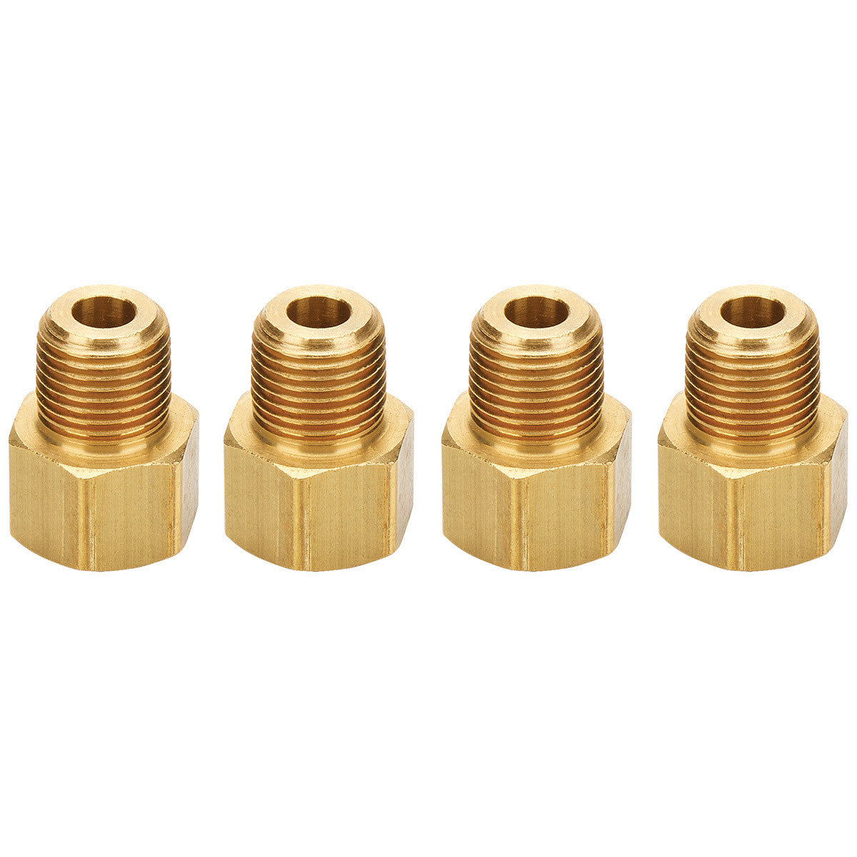 Allstar Performance Adapter Fittings 1/8 NPT to 1/4 Line 4pk ALL50121
