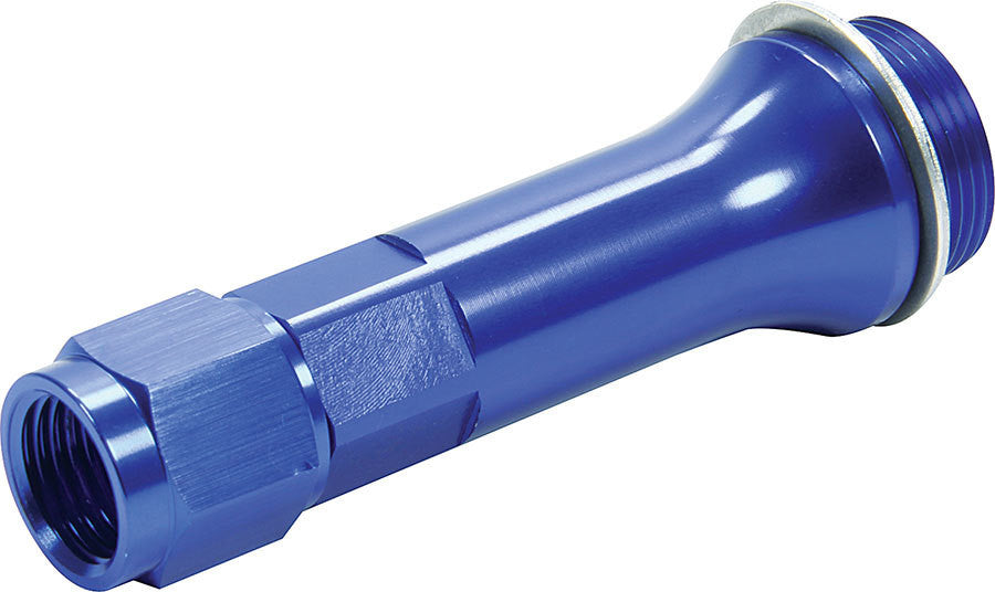Allstar Performance Carb Fitting with washer 7/8-20 to -6 Female Blue ALL50890
