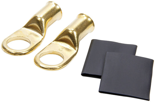 Allstar Performance Ring Terminals 2 Gauge 1/2in Hole ALL76128