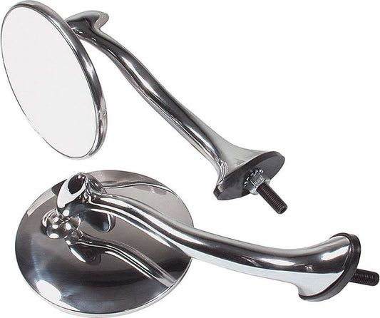 Allstar Performance 4in Super Swan Neck Mirror 1pr ALL76400