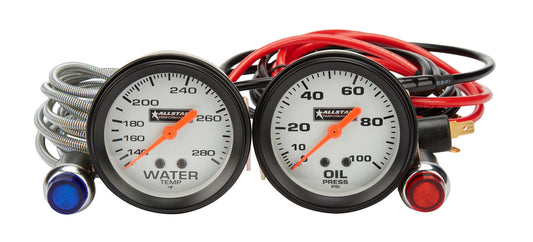 Allstar Performance Oil Pressure / Water temperature Gauge Kit ALL80080