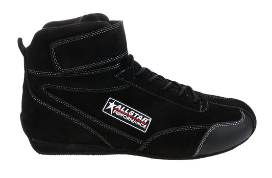 Allstar Performance Driving Shoes SFI 3.3/5 Mid-Top Pro Series Black 9 ALL918126