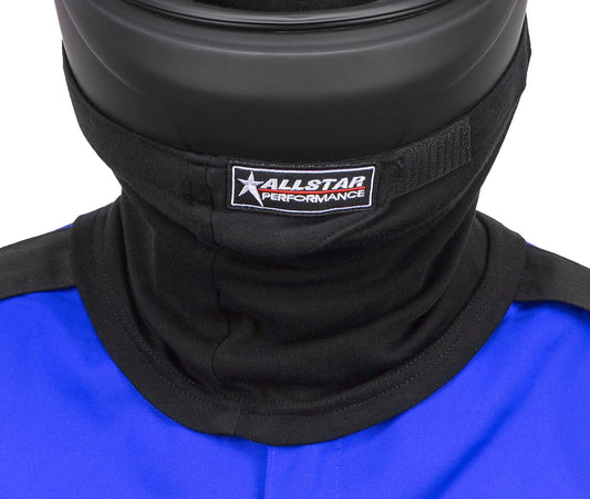 Allstar Performance Helmet Skirt Non-SFI Single Layer Black ALL929010