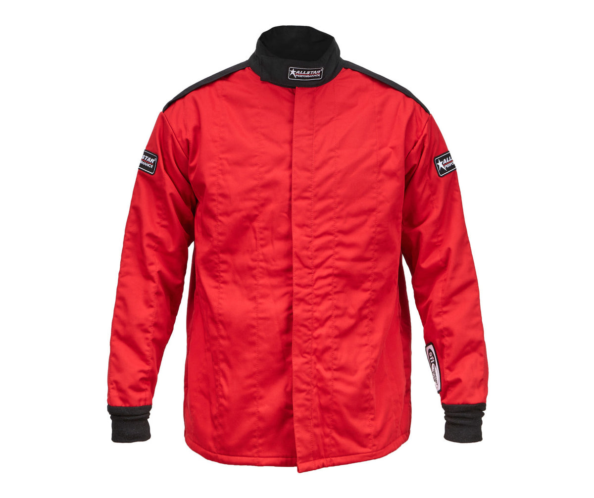Allstar Performance Racing Jacket SFI 3.2A/5 M/L Red Large ALL935174