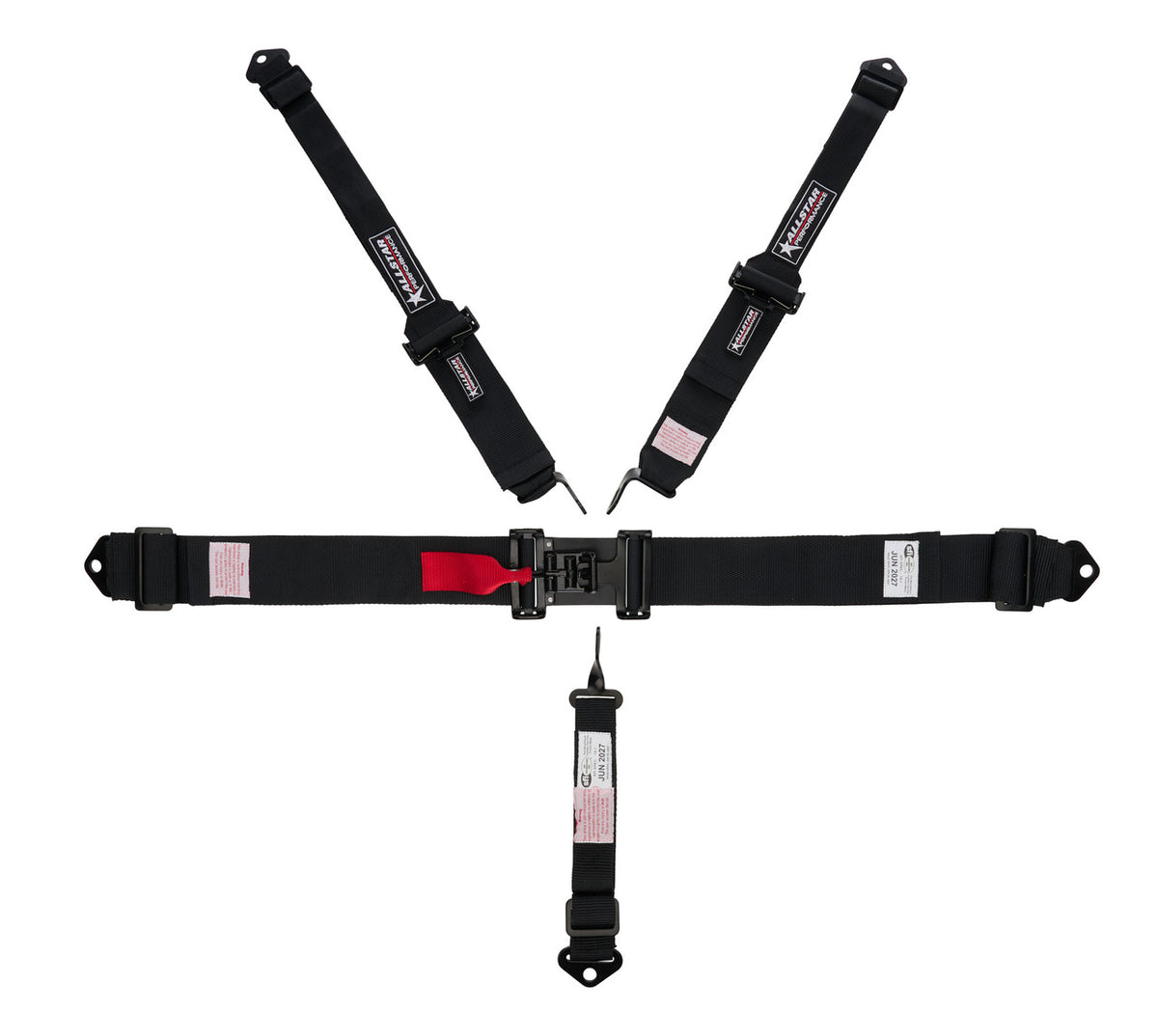 Allstar Performance 5pt Harness L&L 3in Belts with 2in Shoulder ALL951151