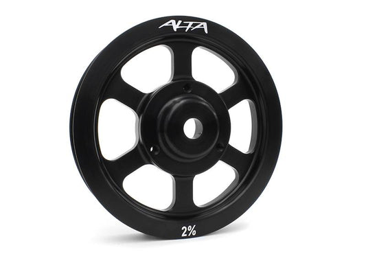 ALTA Performance AMP-ENG-520 Lightweight Crank Pulley, +2% Boost for 2002-2008 MINI Cooper S / John Cooper Works (R52/R53)