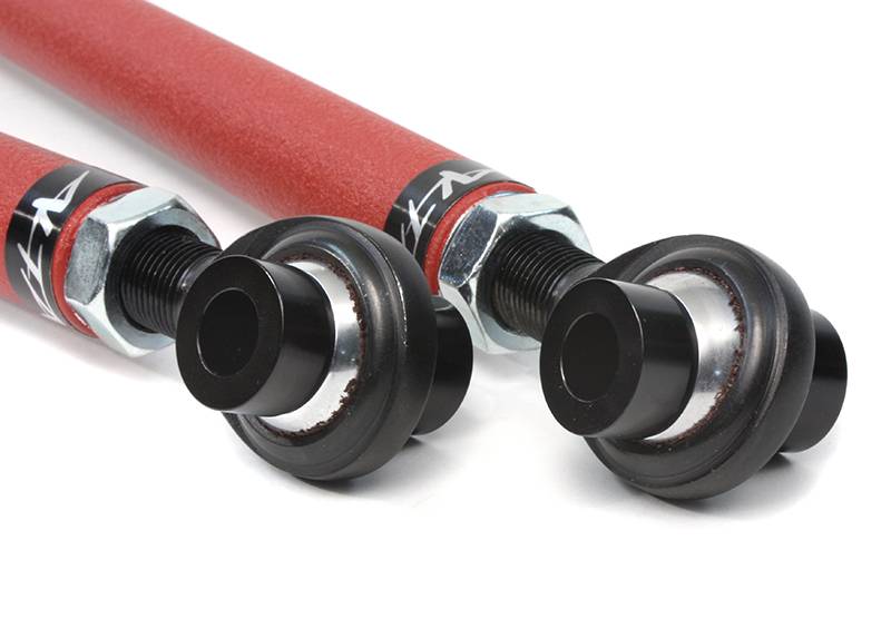 ALTA Performance AMP-SUS-100 Adjustable Rear Control Arms, Pair (Red) for 2002-2013 MINI Cooper / Cooper S / John Cooper Works (R50-R59)