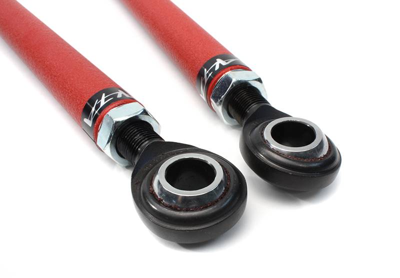 ALTA Performance AMP-SUS-100 Adjustable Rear Control Arms, Pair (Red) for 2002-2013 MINI Cooper / Cooper S / John Cooper Works (R50-R59)