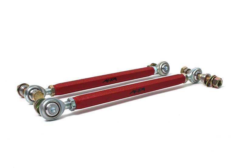 ALTA Performance AMP-SUS-415 Adjustable Rear Sway Bar End Links, Pair (Red) for 2002-2013 MINI Cooper / Cooper S / John Cooper Works (R50-R59)