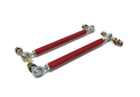 ALTA Performance AMP-SUS-415 Adjustable Rear Sway Bar End Links, Pair (Red) for 2002-2013 MINI Cooper / Cooper S / John Cooper Works (R50-R59)