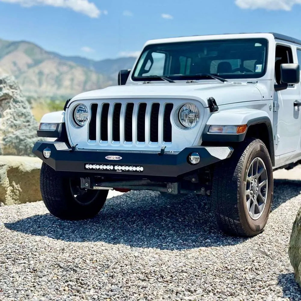 Rock Slide Engineering for Jeep Wrangler JL Appalachian Steel Full Front Bumper