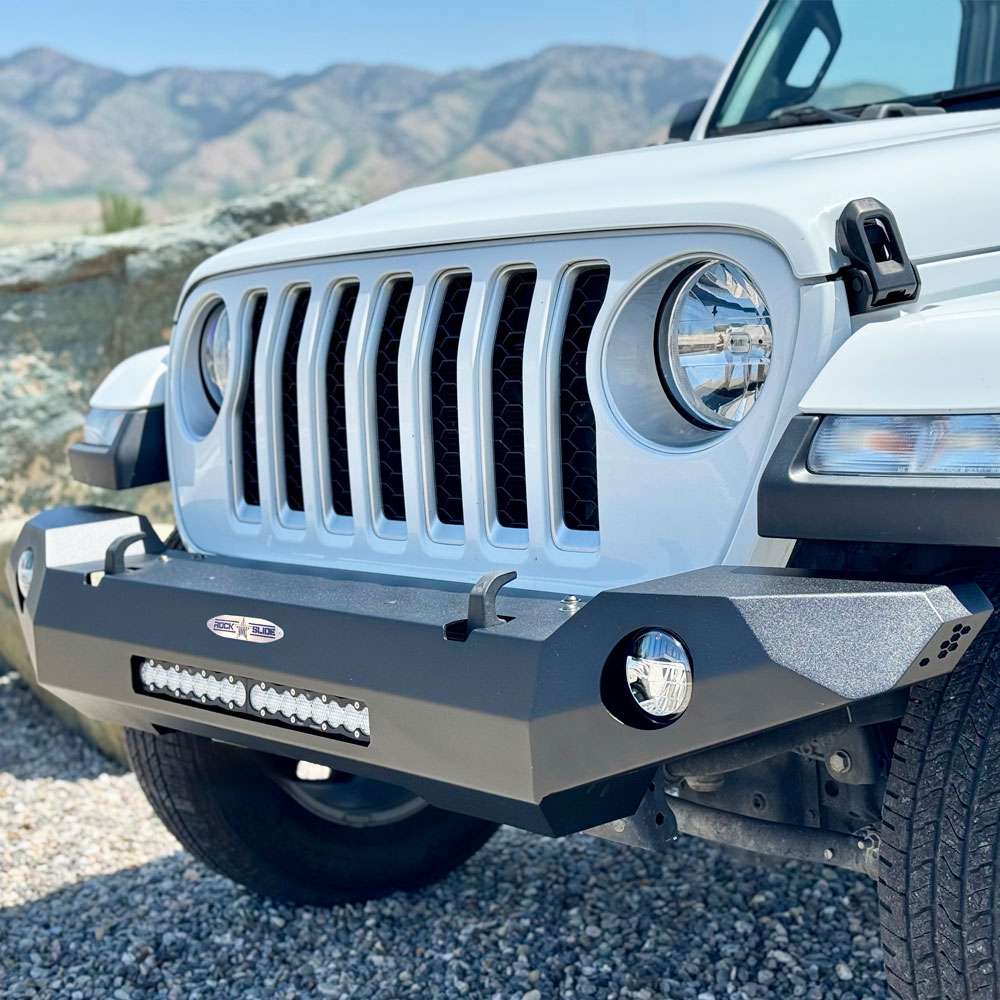 Rock Slide Engineering for Jeep Wrangler JL Appalachian Steel Full Front Bumper