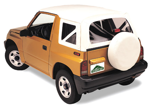 Bestop 95-98 Tracker/Sidekick Replay OEM Replacement Top (White Denim Clear Windows)