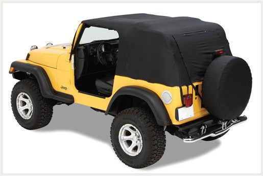 Bestop Emergency Top Black for 07-18 Jeep Wrangler JK 4-Door