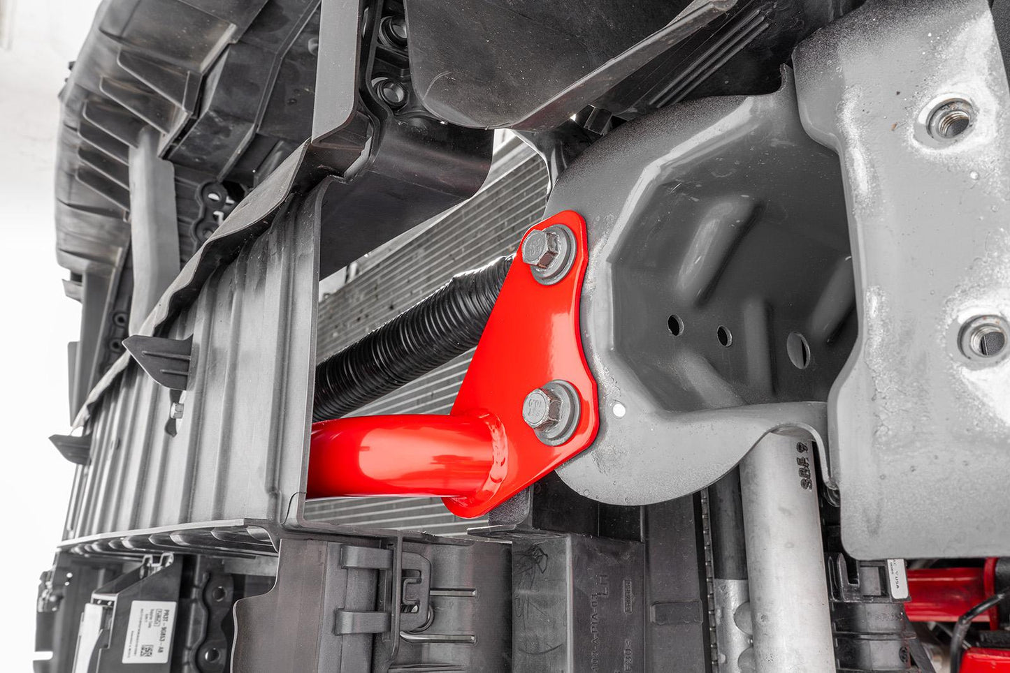 BMR Suspension 24-26 Ford Mustang Front Bumper Support - Red