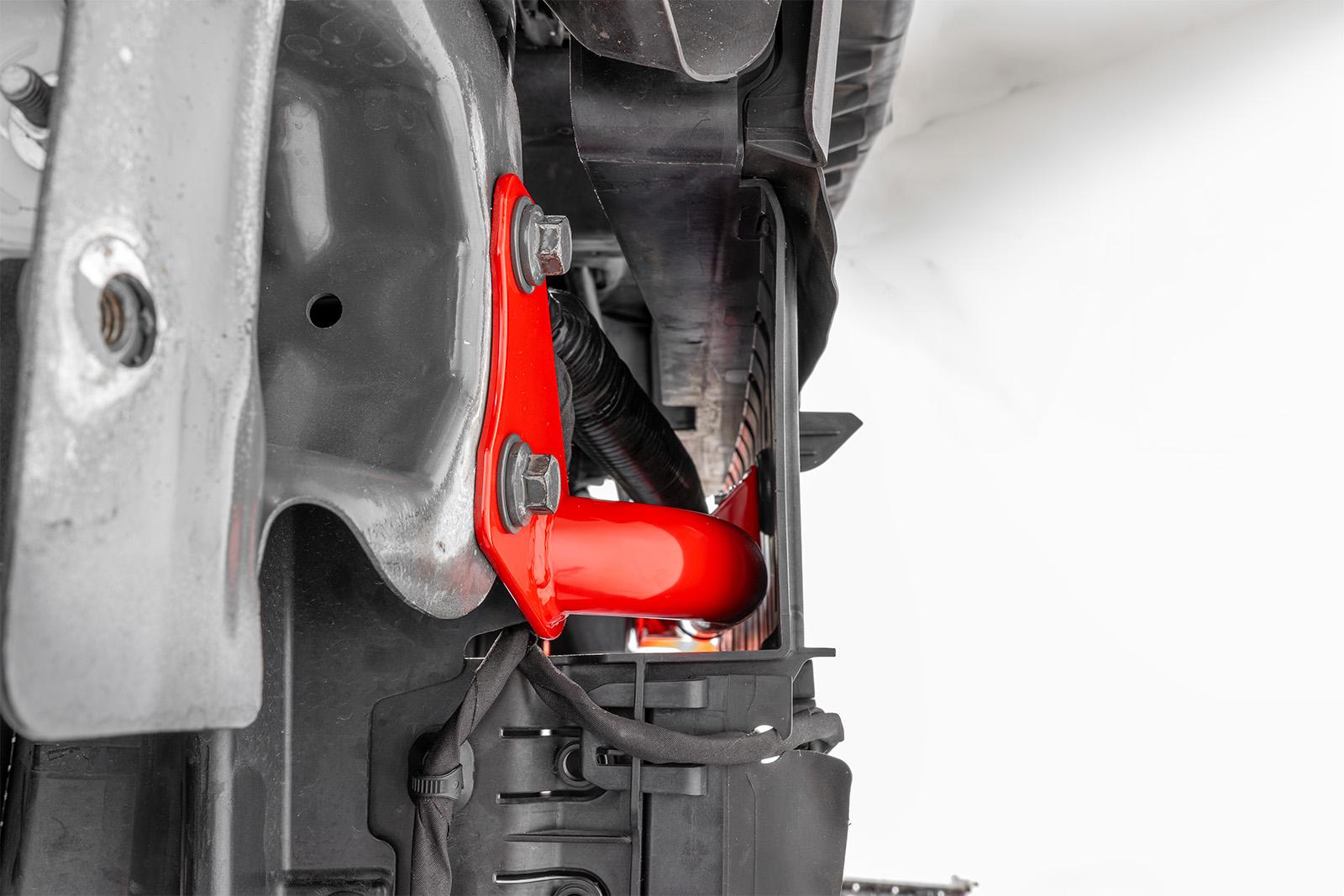 BMR Suspension 24-26 Ford Mustang Front Bumper Support - Red