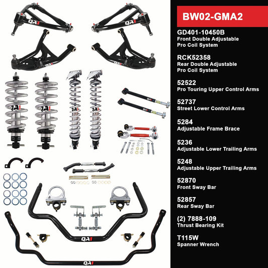 QA1 68-72 GM A-Body Level 2 Big Wheel Kit