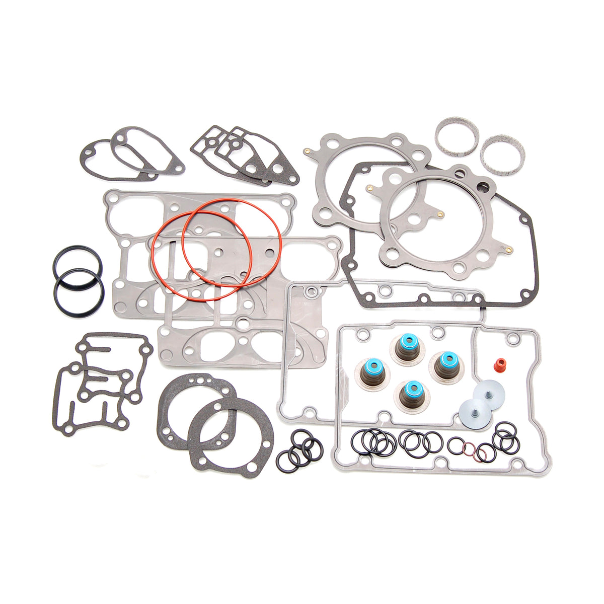 Cometic Gasket C9147 Top End Gasket Kit, 3.875 in Bore, .040 in MLS Cylinder Head Gasket, With Hat Style Valve Stem Seals for Harley-Davidson 2003-2017 Twin Cam 95/103