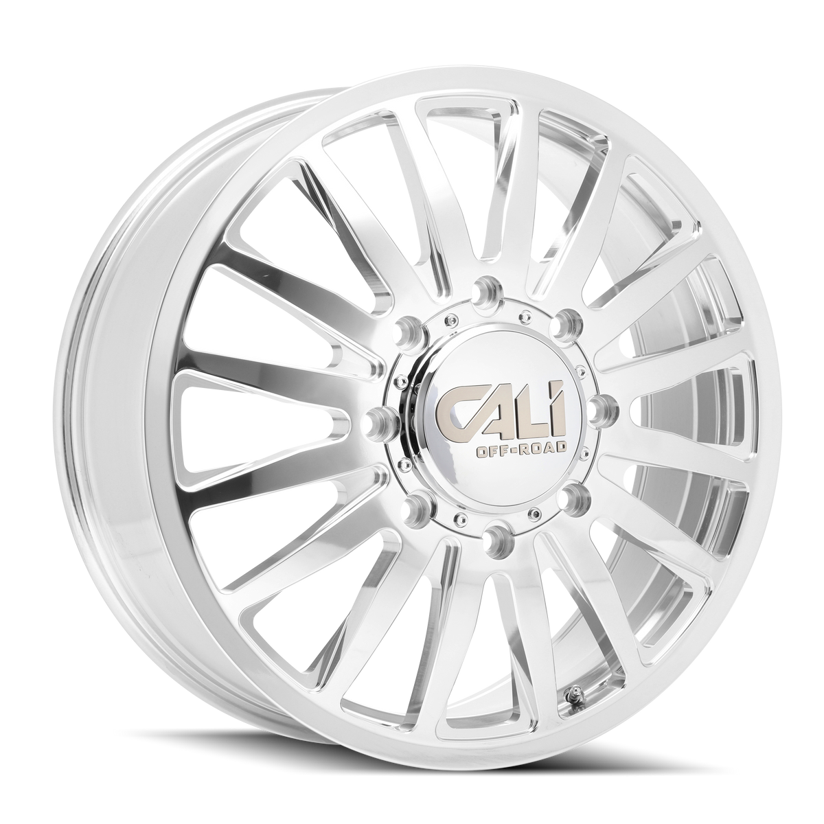 Cali Off-Road Summit Dually Front 22x8.25 8x210 115mm Polished Wheel 9110D-22879PMF115
