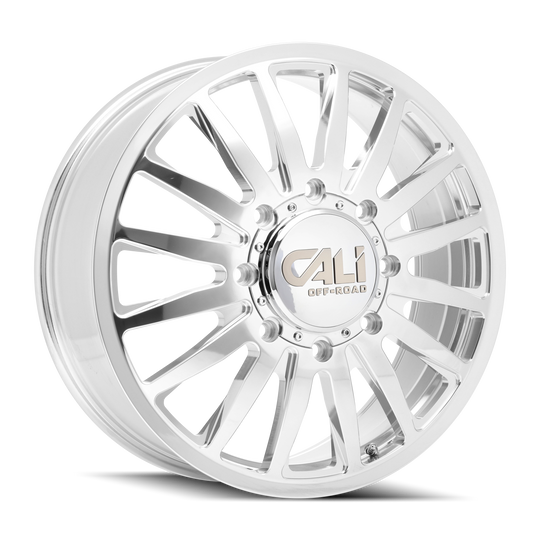 Cali Off-Road Summit Dually Front 20x8.25 8x200 115mm Polished Wheel 9110D-2877PMF115