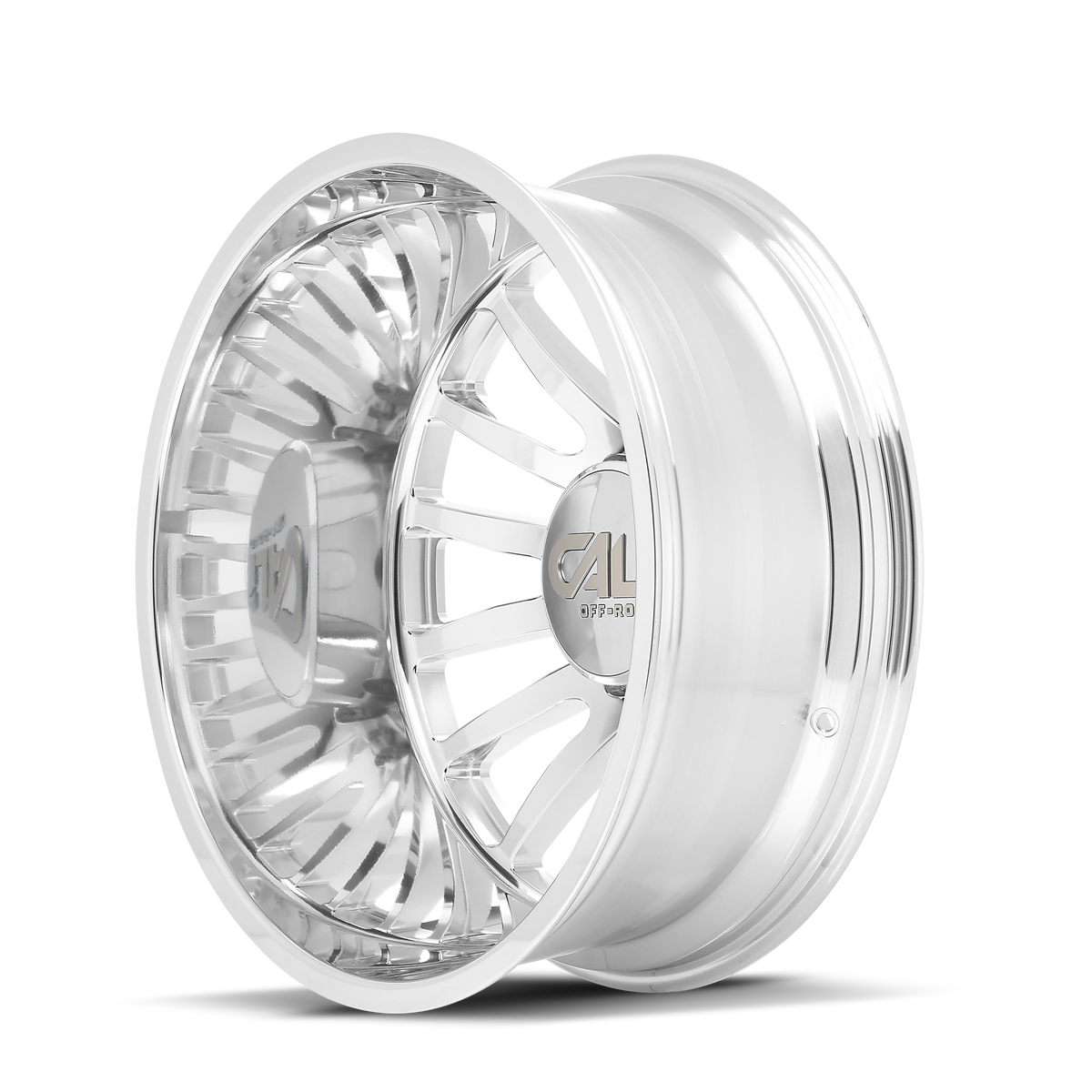 Cali Off-Road Summit Dually Rear 22x8.25 8x165.1 -232mm Polished Wheel 9110D-22881PMR232