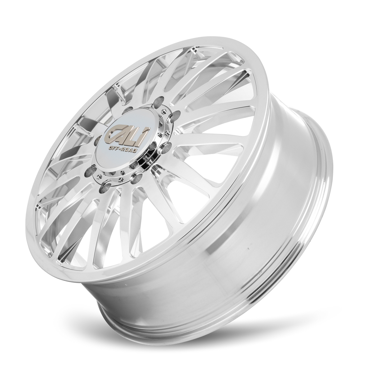 Cali Off-Road Summit Dually Front 22x8.25 8x210 115mm Polished Wheel 9110D-22879PMF115