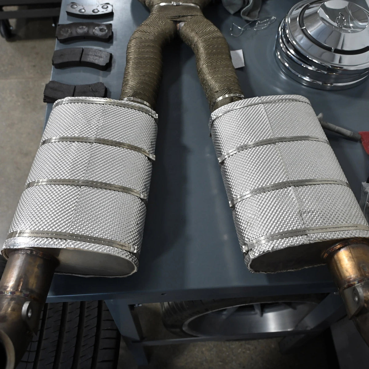 DEI Universal Muffler Shield Kit