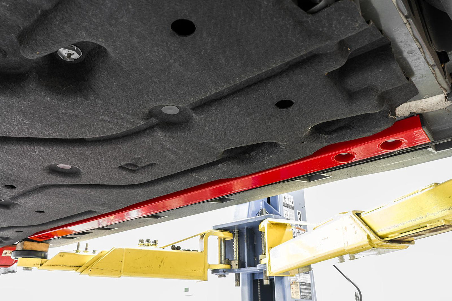 BMR Suspension 24-25 Ford Mustang Chassis Jacking Rails - Black Hammertone