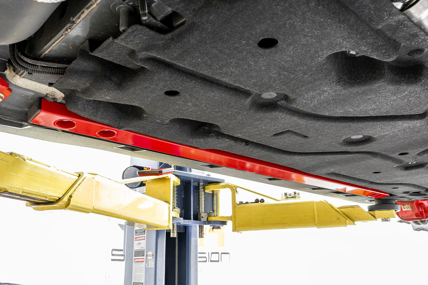 BMR Suspension 24-25 Ford Mustang Chassis Jacking Rails - Black Hammertone