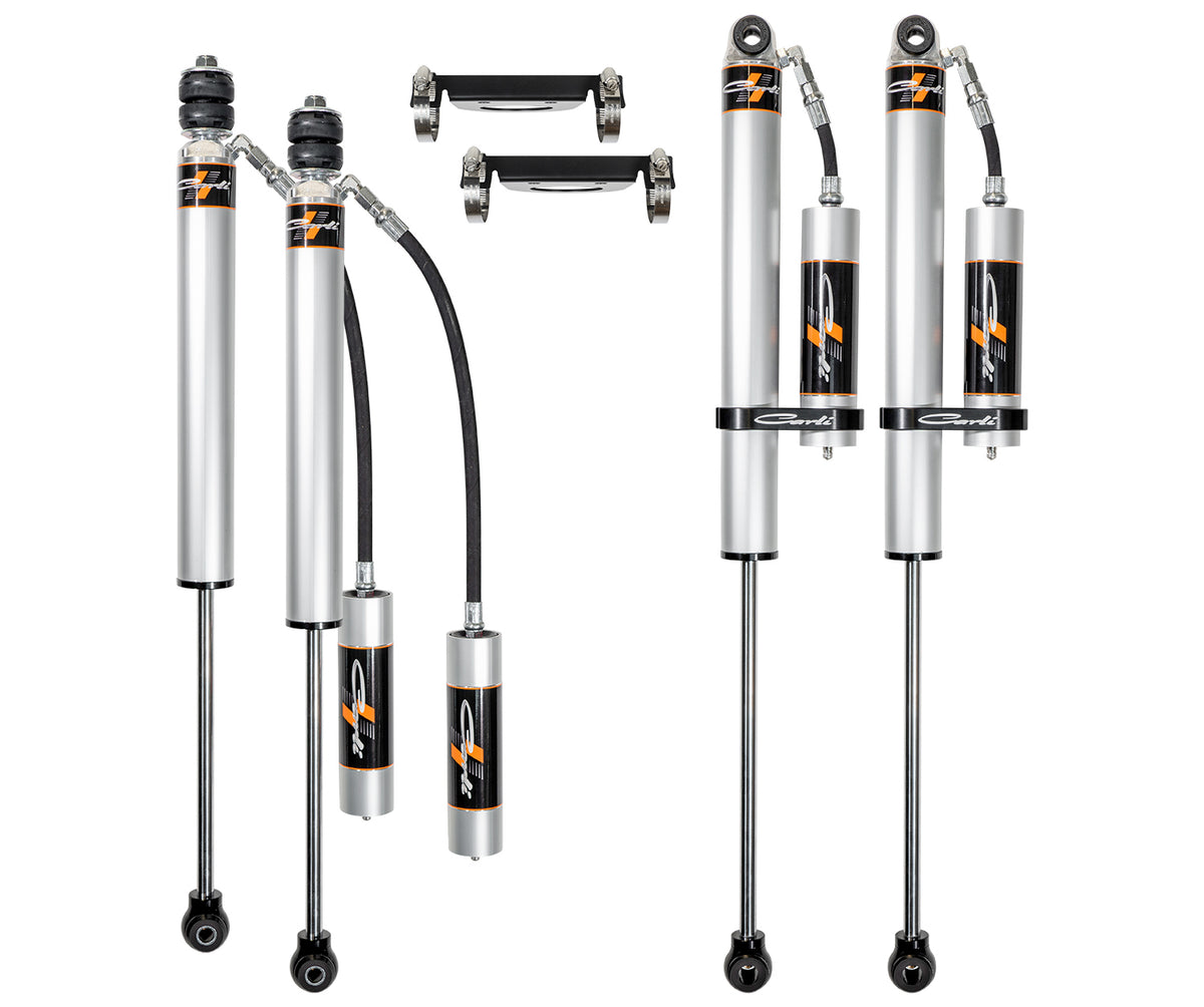 Carli Suspension CS-FLVLSPKG-CS20RR-D 2.0 in Remote Reservoir 2.5 in Shocks & Mounts for 2011-2026 Ford F-250 / F-350 Super Duty Gas 4x4