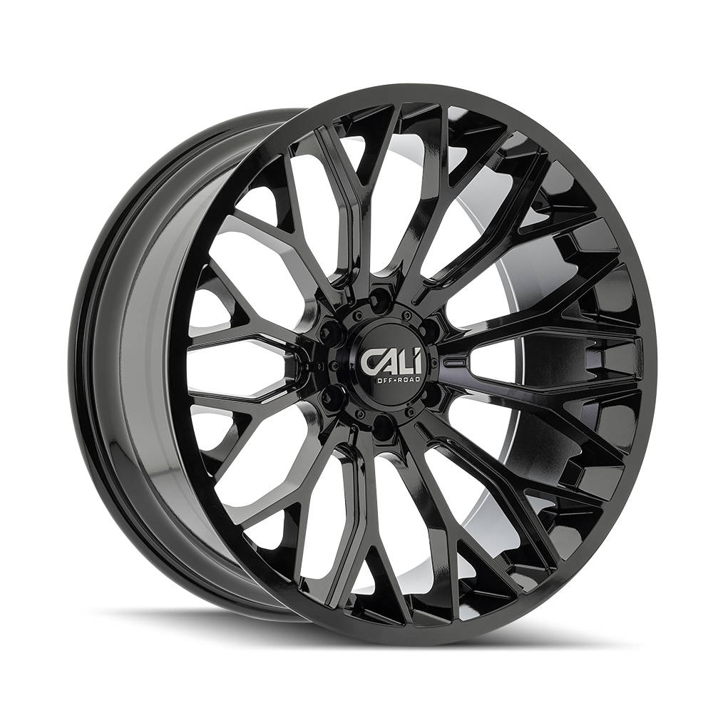 Cali Off-Road Evoke 9119 22x10 6x139.7 -19mm Gloss Black Wheel 9119-22183GB-19