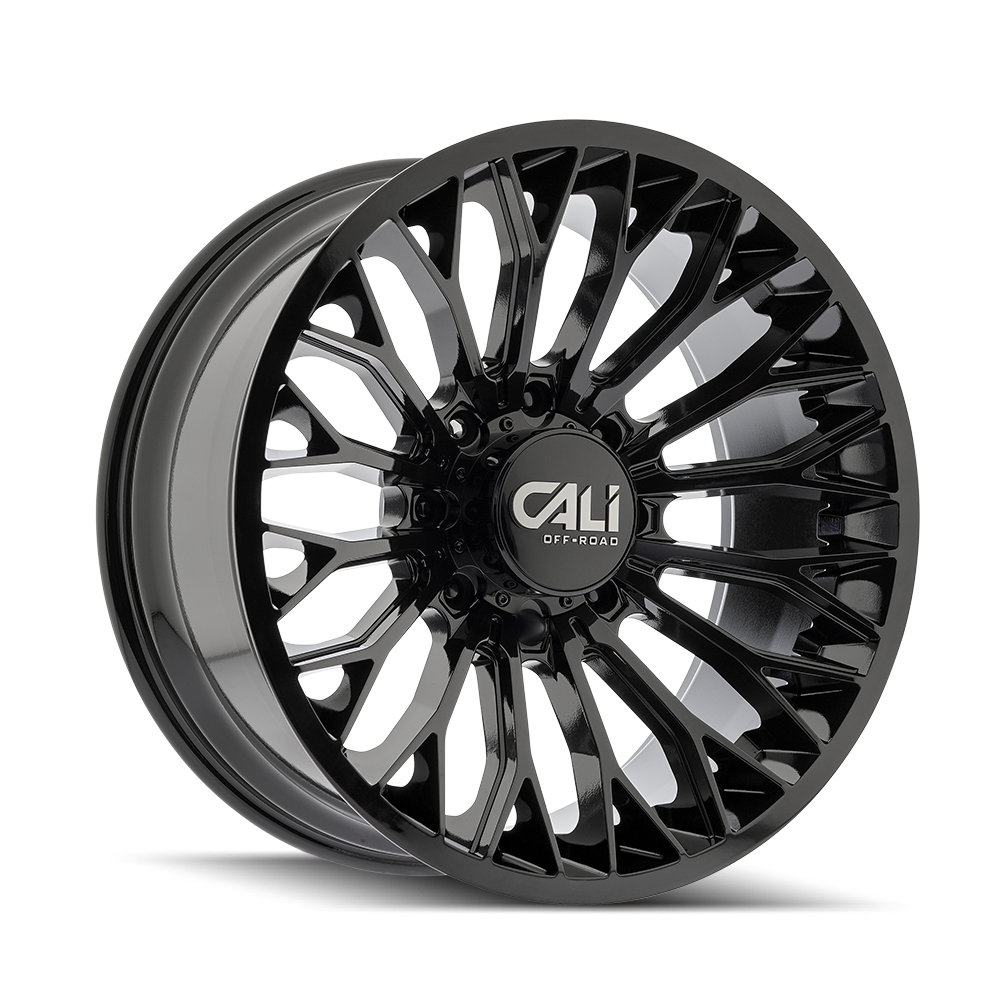 Cali Off-Road Evoke 9119 22x10 8x165.1 -19mm Gloss Black Wheel 9119-22181GB-19