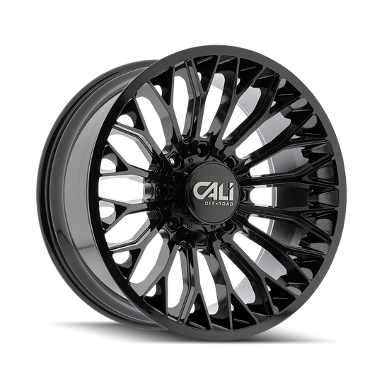 Cali Off-Road Evoke 9119 24x12 8x180 -25mm Gloss Black Wheel 9119-24278GB-25