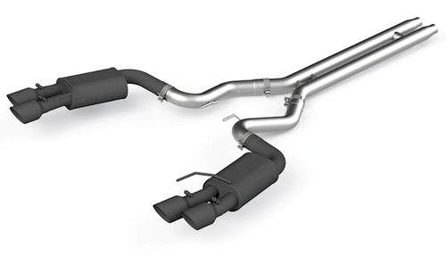 MBRP S7205BLK Cat-Back Exhaust System - 2018-2023 Ford Mustang GT 5.0L (Street) | Black Coated