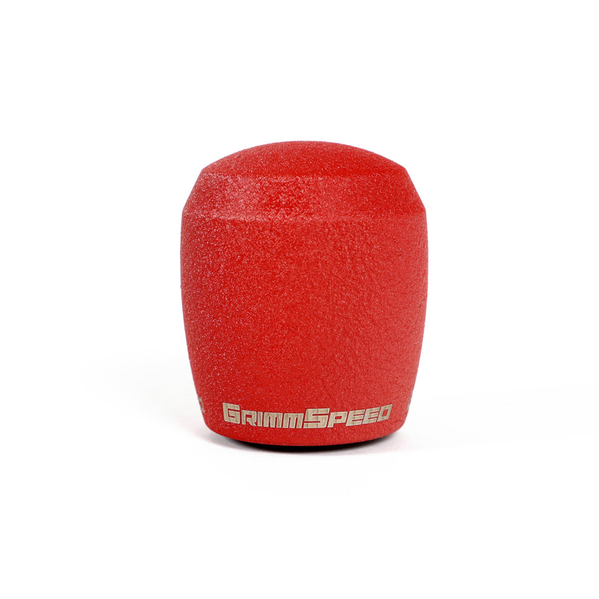 GrimmSpeed GRM380003 Stubby Shift Knob Stainless Steel Red - M12x1.25