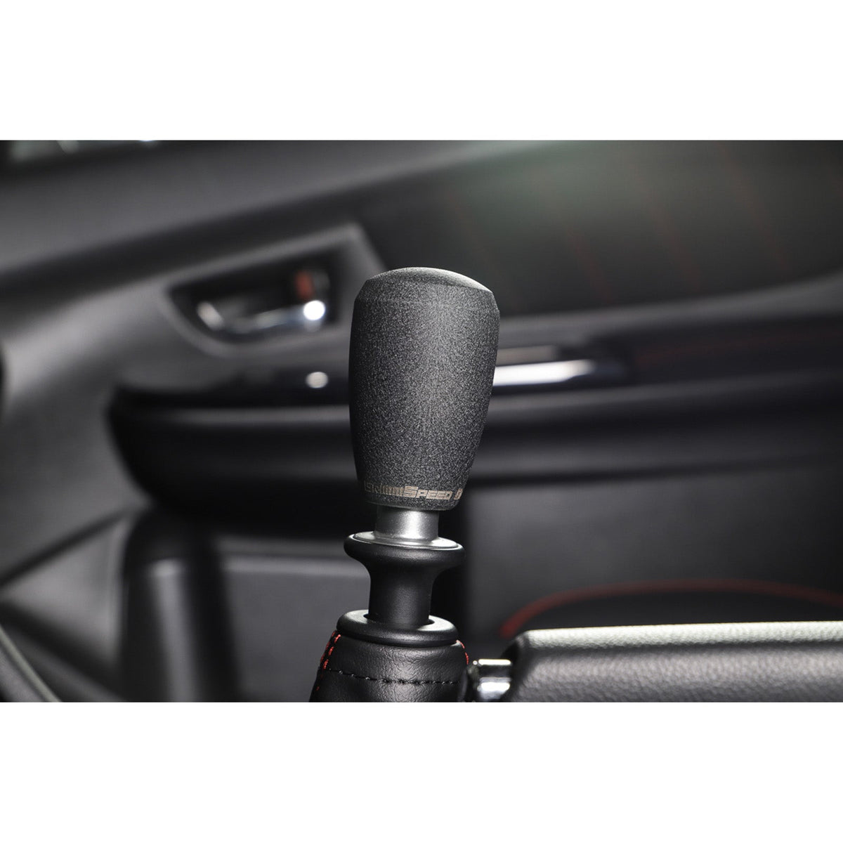 GrimmSpeed GRM380000 Shift Knob Stainless Steel for Subaru 5 Speed and 6 Speed Manual Transmission - Red