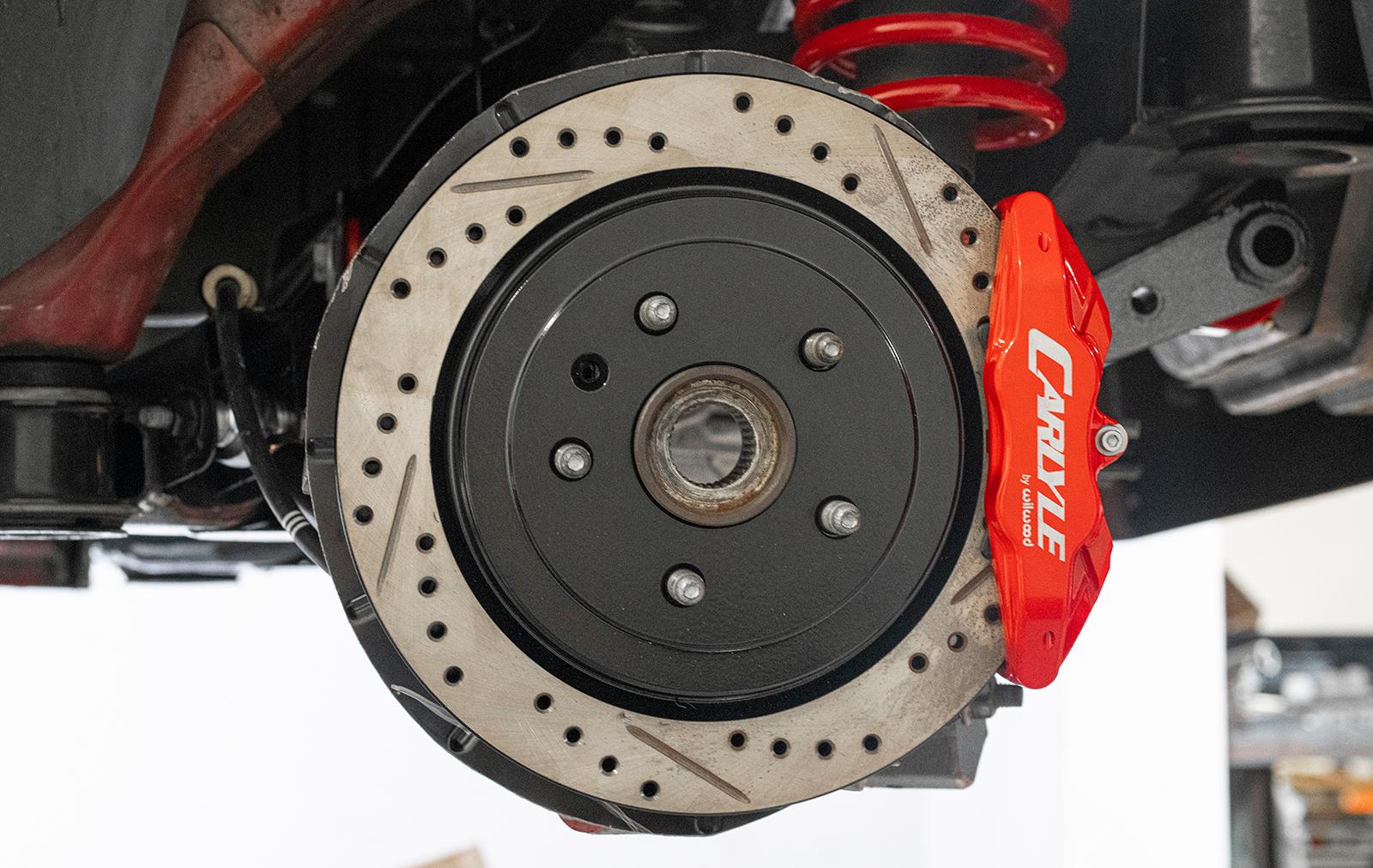 BMR 10-15 Chevrolet Camaro 15in Conversion Kit w/ Drilled & Slotted & Red Calipers