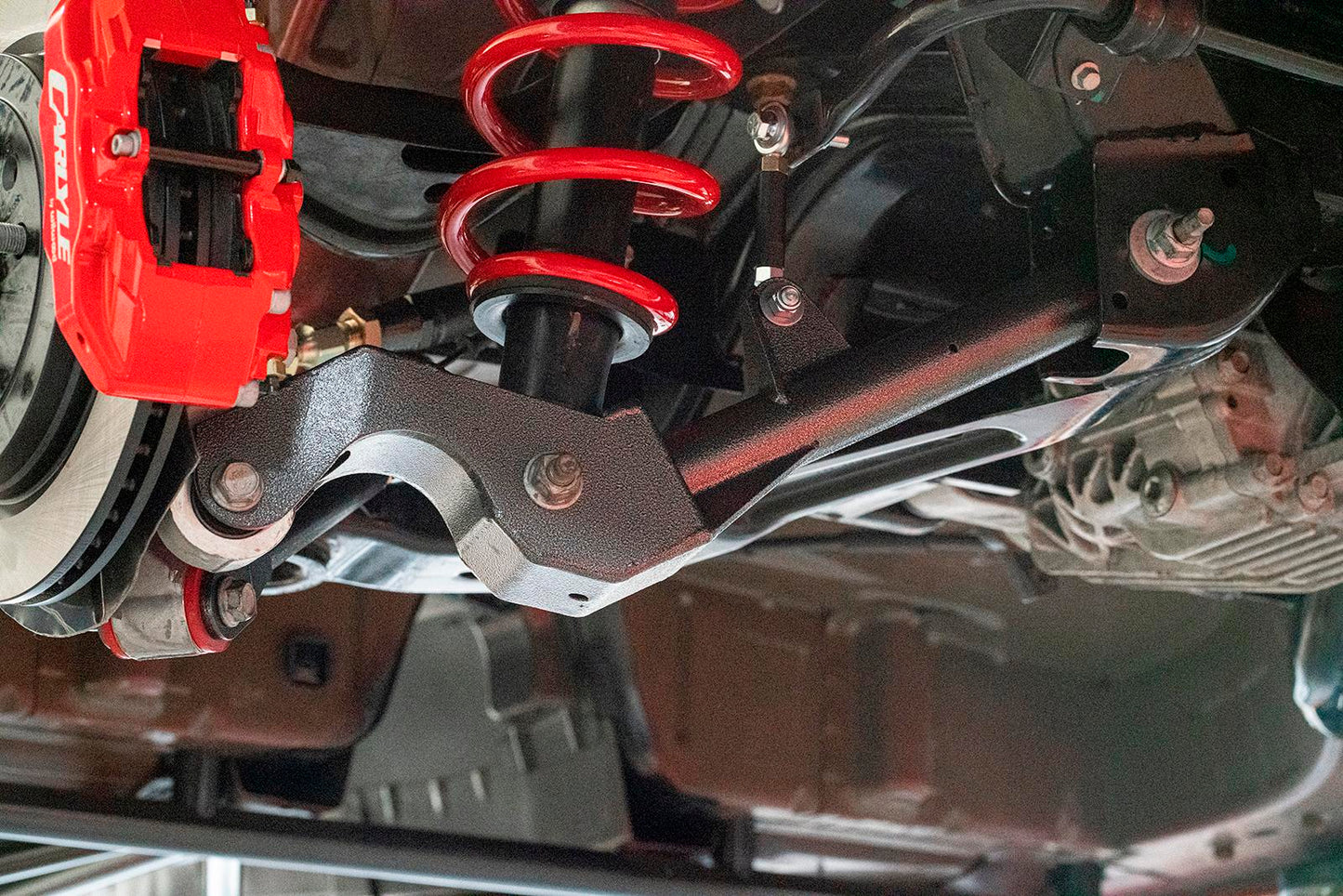 BMR 10-15 Chevrolet Camaro 15in Conversion Kit w/ Drilled & Slotted & Red Calipers