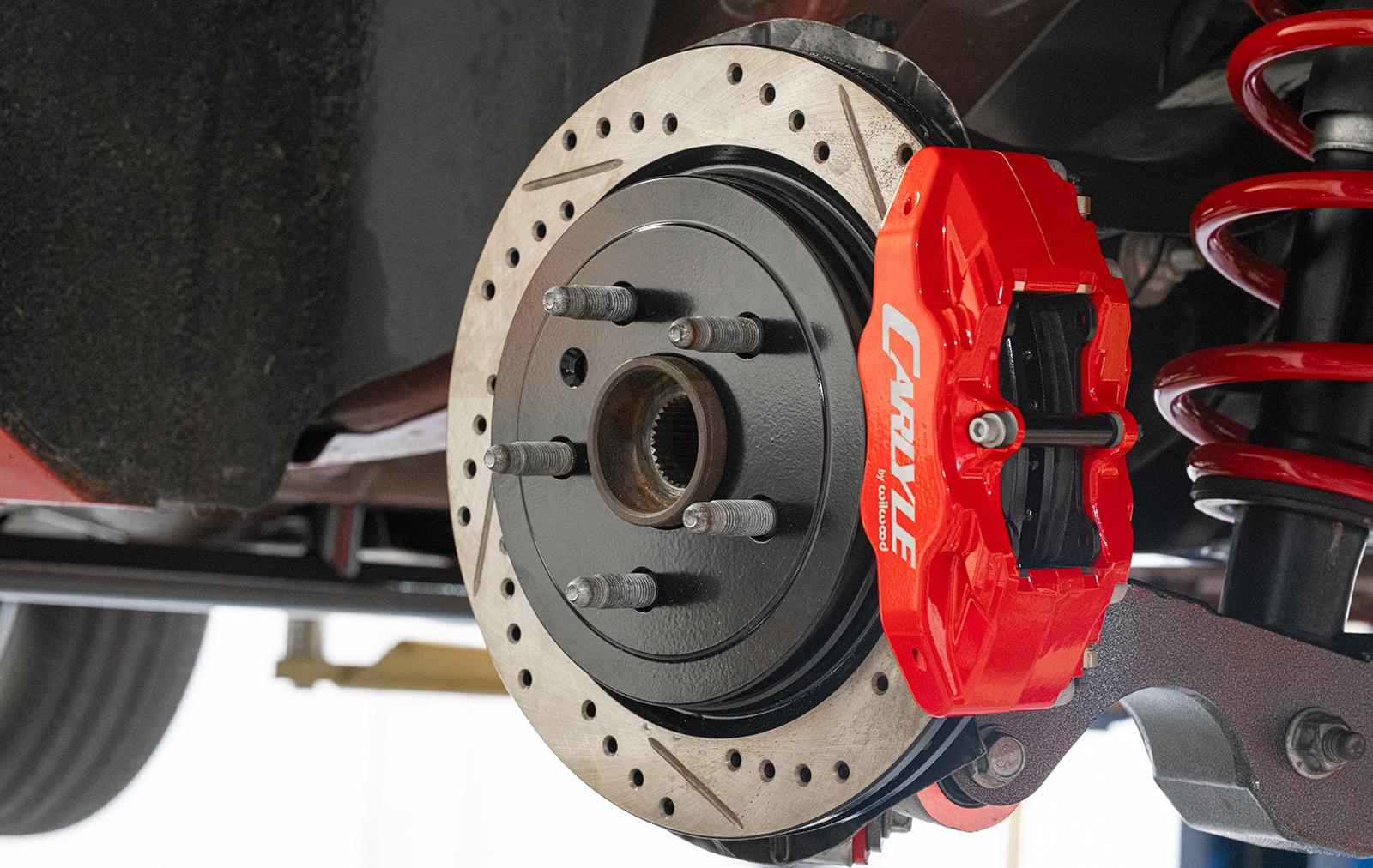 BMR 10-15 Chevrolet Camaro 15in Conversion Kit w/ Drilled & Slotted & Red Calipers