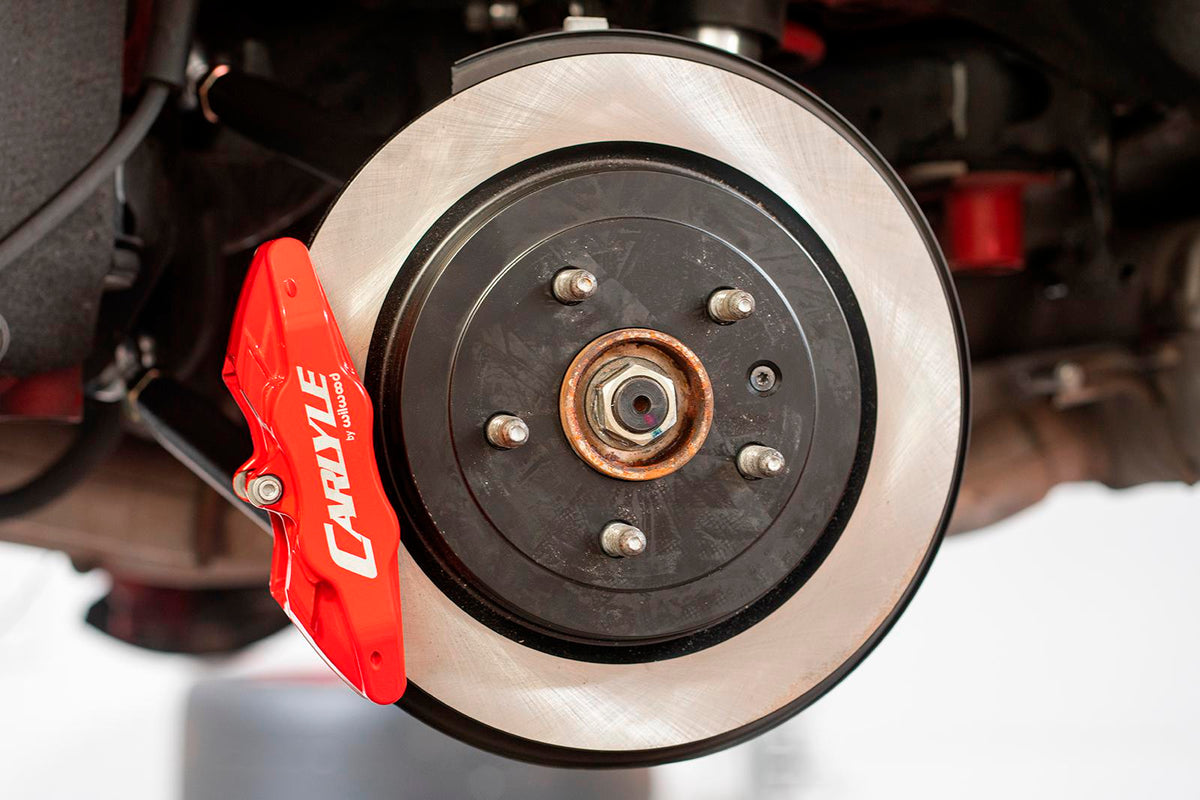 BMR 2016-2024 Chevrolet Camaro 15in Conversion Kit with Solid Rotors & Red Calipers