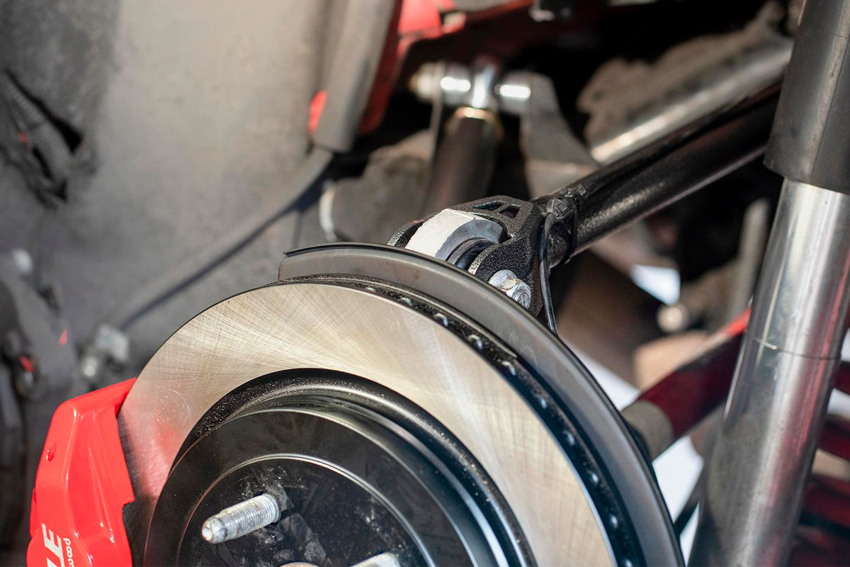 BMR 2016-2024 Chevrolet Camaro 15in Conversion Kit with Solid Rotors & Red Calipers
