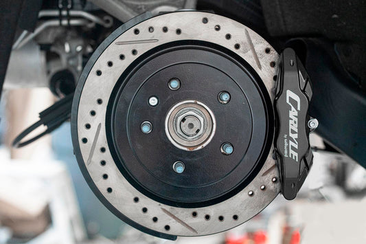 BMR 14-19 Chevrolet Corvette 15in Conversion Kit w/ Drilled & Slotted Rotors & Black Calipers