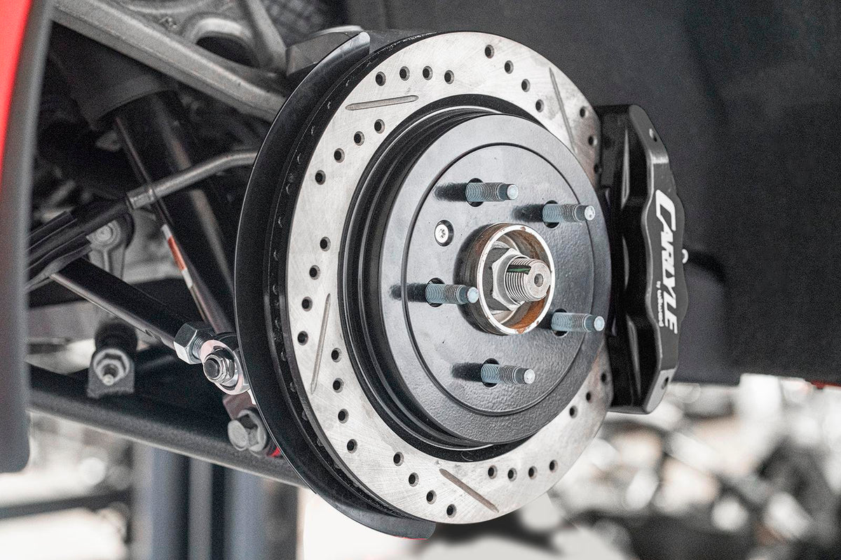 BMR 2014-2019 Chevrolet Corvette 15in Conversion Kit with Drilled & Slotted Rotors & Black Calipers