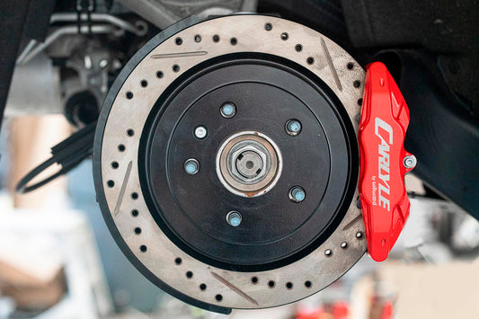 BMR 14-19 Chevrolet Corvette 15in Conversion Kit w/ Drilled & Slotted Rotors & Red Calipers