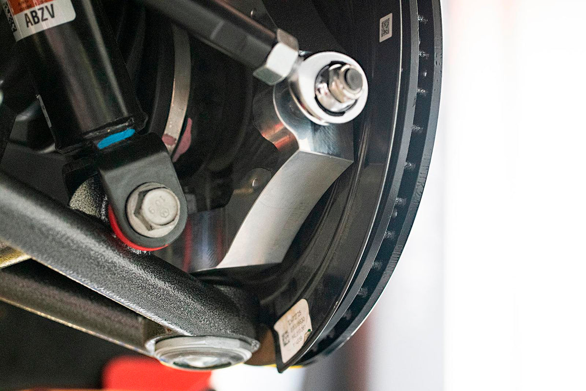 BMR 2014-2019 Chevrolet Corvette 17in Conversion Kit with Drilled & Slotted Rotors & Red Calipers
