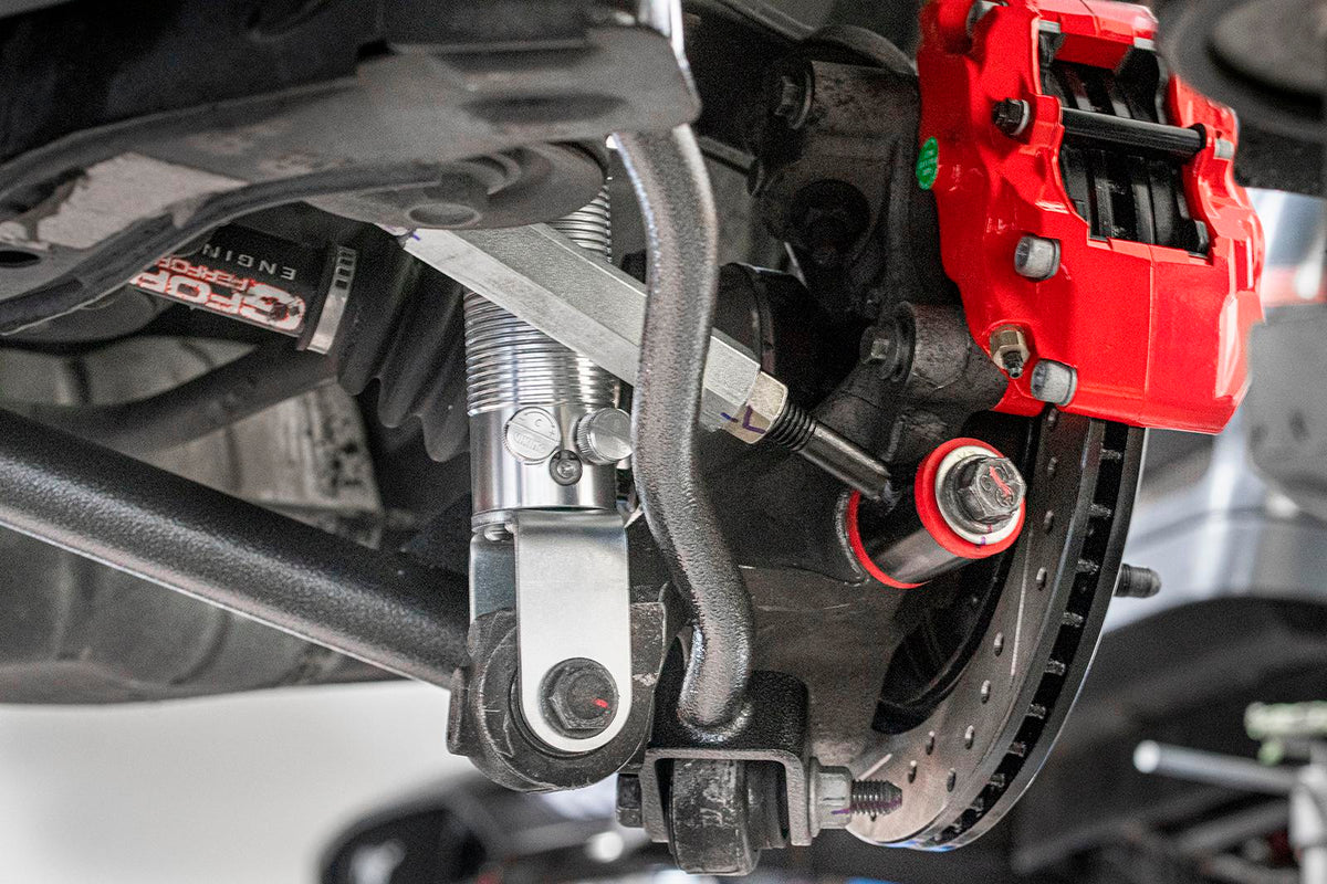 BMR 2008-2014 Cadillac CTS-V 15in Conversion Kit with Drilled & Slotted Rotors & Red Calipers